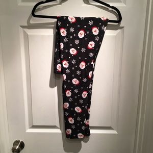 Planet Gold 2X Santa leggings